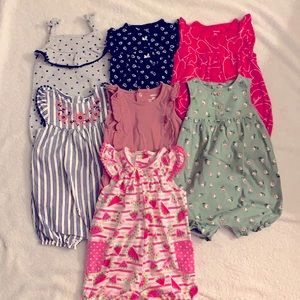 Baby girl rompers
